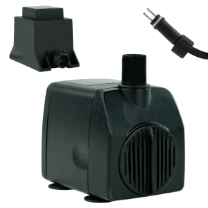 Kerry Electronics Teichpumpe 12 V 750 l/h 10 W 7 m Kabel 1,4 m Förderhöhe Leise Wasserpumpe Aquariumpumpe & Springbrunnen-Pumpe