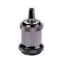 Orion Lightstyle Lampenfassung Vintage E27, schwarz-gunmetall. Fassung für Lampen und Leuchten.