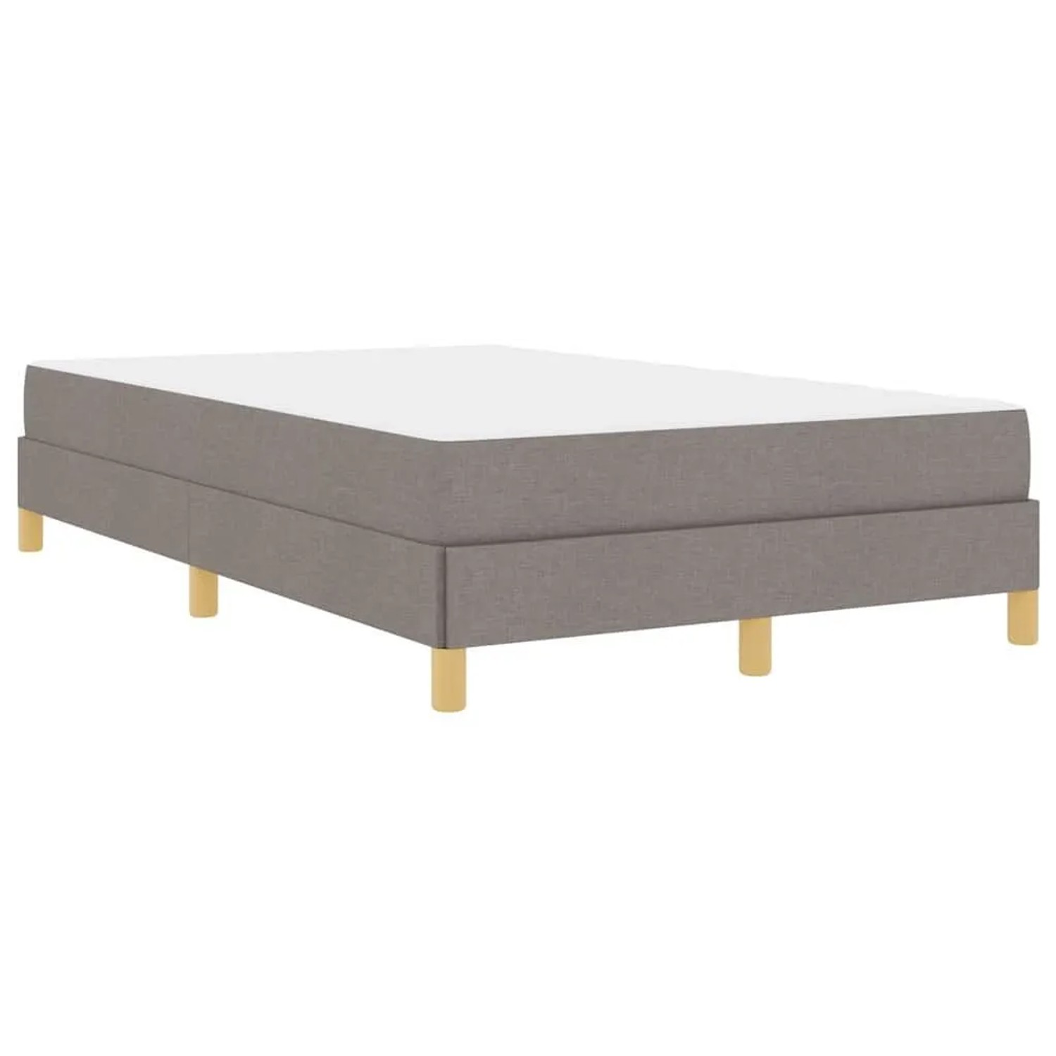 vidaXL Boxspringbett Taupe 120 x 200 cm Stoff 3398560 günstig online kaufen