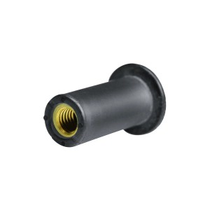 GOEBEL Blindmutter M4 EPDM Messing, Neopren Gummimutter für Muttern, 7,9x12,6mm.