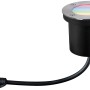 Paulmann Plug & Shine Bodeneinbaustrahler RGBW, runde Außenleuchte mit Kabel und Stecker.