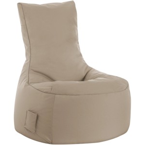 Sitting Point Sitzsack Scuba, 300 l, Khaki, Sessel für Indoor & Outdoor mit Seitentasche.