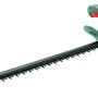 Bosch EasyHedgeCut 45 Elektro-Heckenschere: Grüne Heckenschere mit schwarzem Schwert.