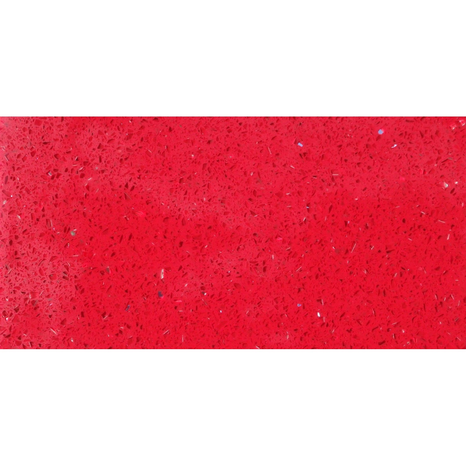 Bodenfliese Quarzkomposit Rot Poliert 60 cm x 30 cm