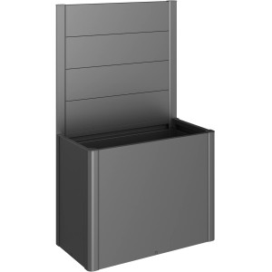 Biohort Belvedere Pflanzbeet Sichtschutz, dunkelgrün-metallic, ohne Acrylglas, Größe 100.