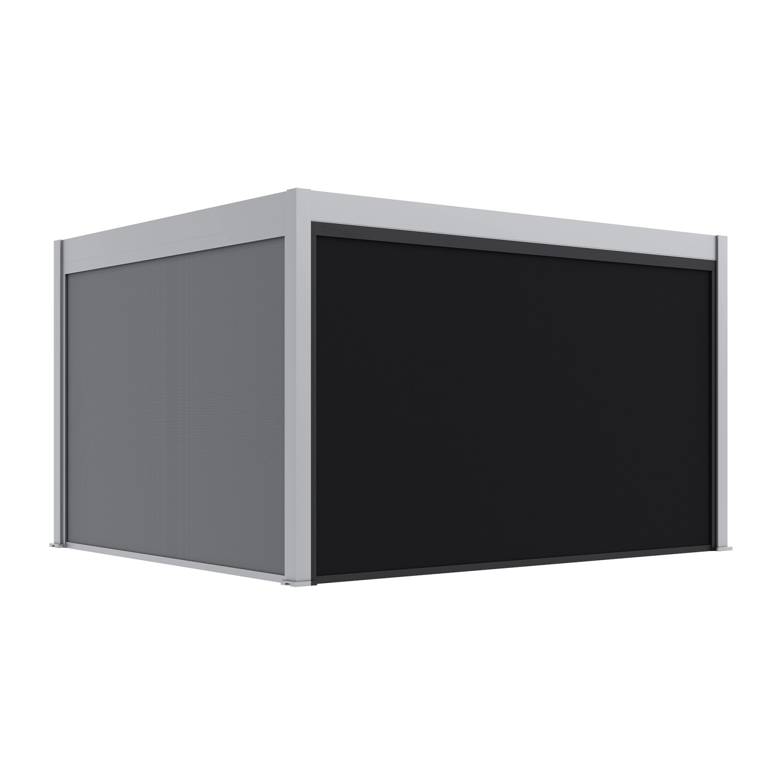 Paragon Outdoor Seitenteil für Pergola Grand Tuscan 14 Grau 403 cm x 237 cm günstig online kaufen