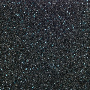 Terralith Buntsteinputz Mosaikputz, 2mm, blau-schwarz. Effektputz mit feinen Natursteinen.