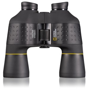Schwarzes National Geographic Porro-Fernglas 10x50 für Naturbeobachtungen.