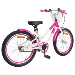 vidaXL Kinderfahrrad Mit Stützrädern 18 Zoll für 5-7 Jahre Alt Rosa 42009595