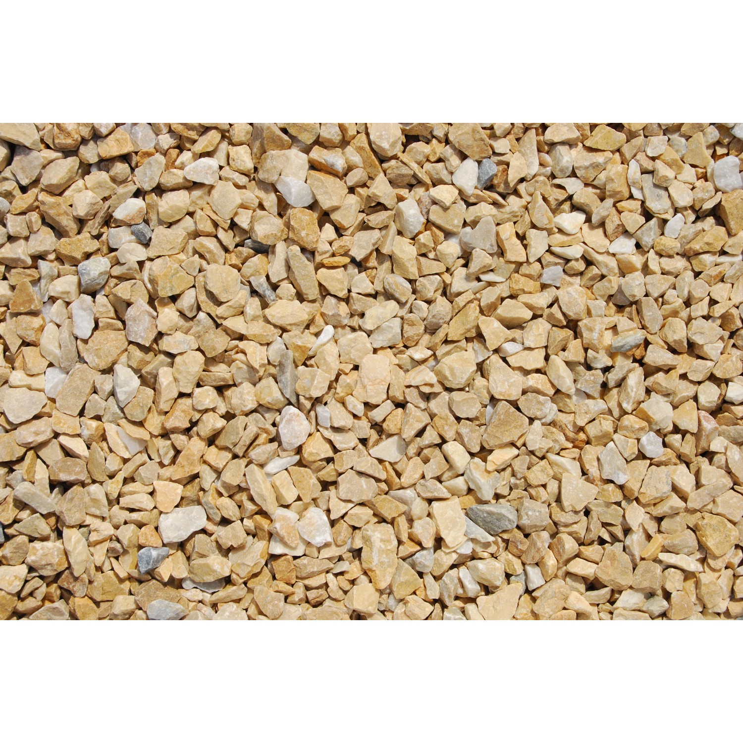 Marmorsplitt Gold-Ocker 8 - 12 mm 1000 kg Big-Bag