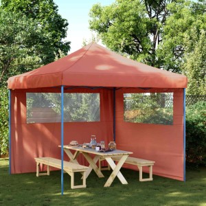 vidaXL Party-Zelt Terrakotta 292 x 292 x 315 cm Oxford-Stoff 42023560
