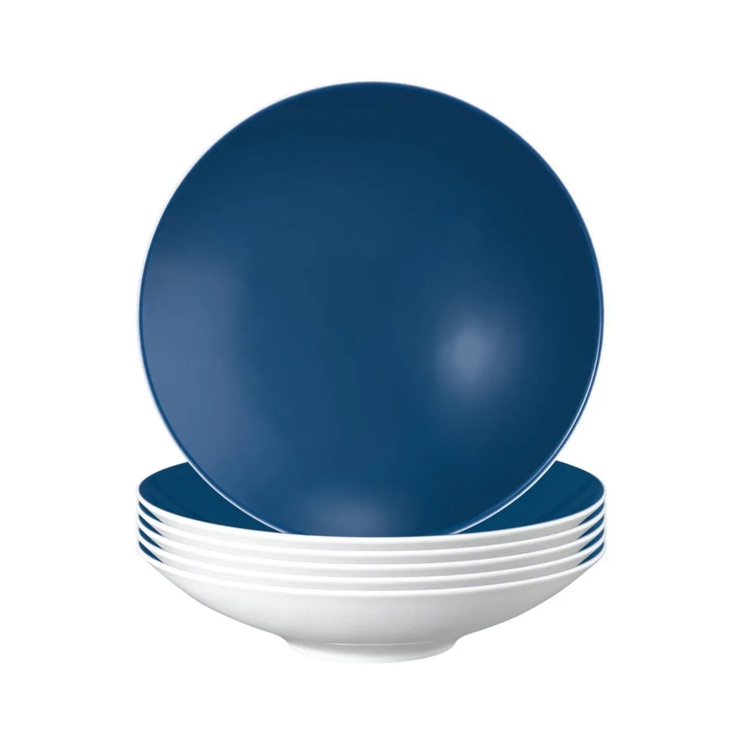 Seltmann Weiden Life Fashion Suppenteller 20 cm 6er Set Classic Blue
