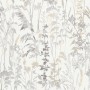 Erismann Vliestapete Casual Chic mit Blumenwiese in Creme, Landhausstil.
