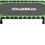 Salta Fitness Trampolin, Ø 128 cm, grün, mit Griffstange, für Indoor-Fitness.