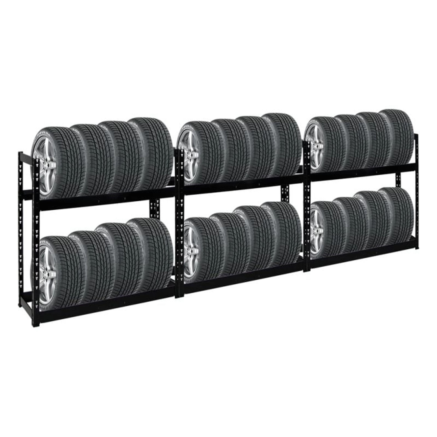 PROREGAL Mega Deal 3x Reifenregal Tiger HxBxT 100 x 110 x 35 cm bis zu 24 R günstig online kaufen
