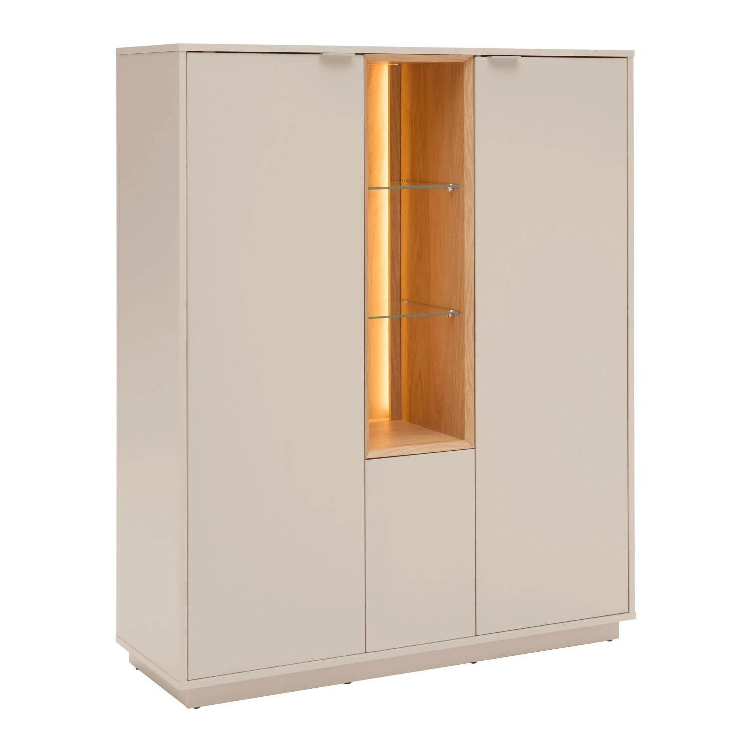 Premium Living Highboard Velasca Eichefarben/Kaschmir
