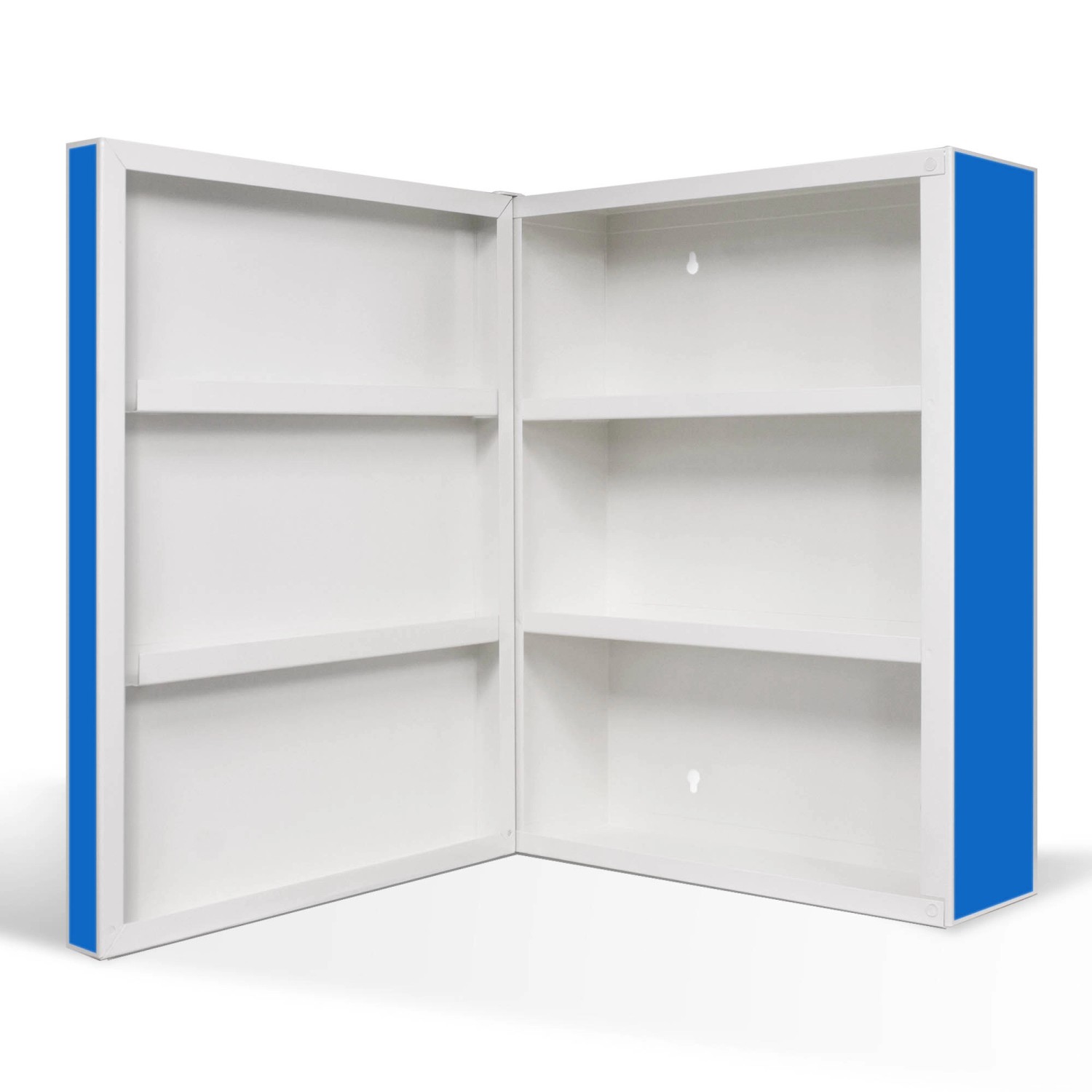 Banjado XXL Medizinschrank Abschliessbar 35x46x15cm Arzneischrank Weiß Aus günstig online kaufen