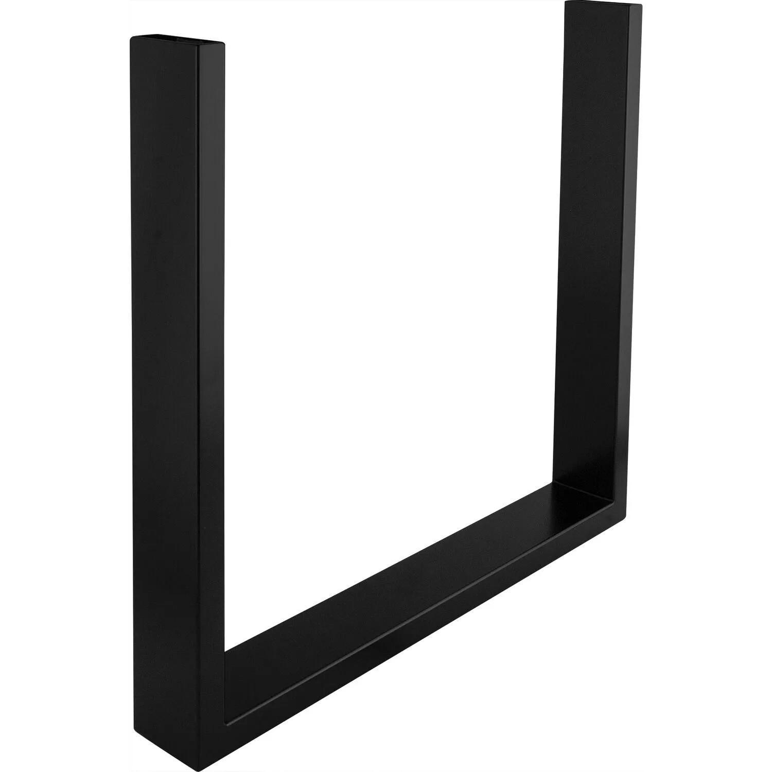 Simausrom Bankkufe Regular Slim Höhe 372 mm Stahl Schwarz Lackiert 100 kg