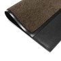 Primaflor Schmutzfangmatte Clean, braun, 60x180cm, mit rutschfestem Vinylrücken und umlaufendem Gummirand.