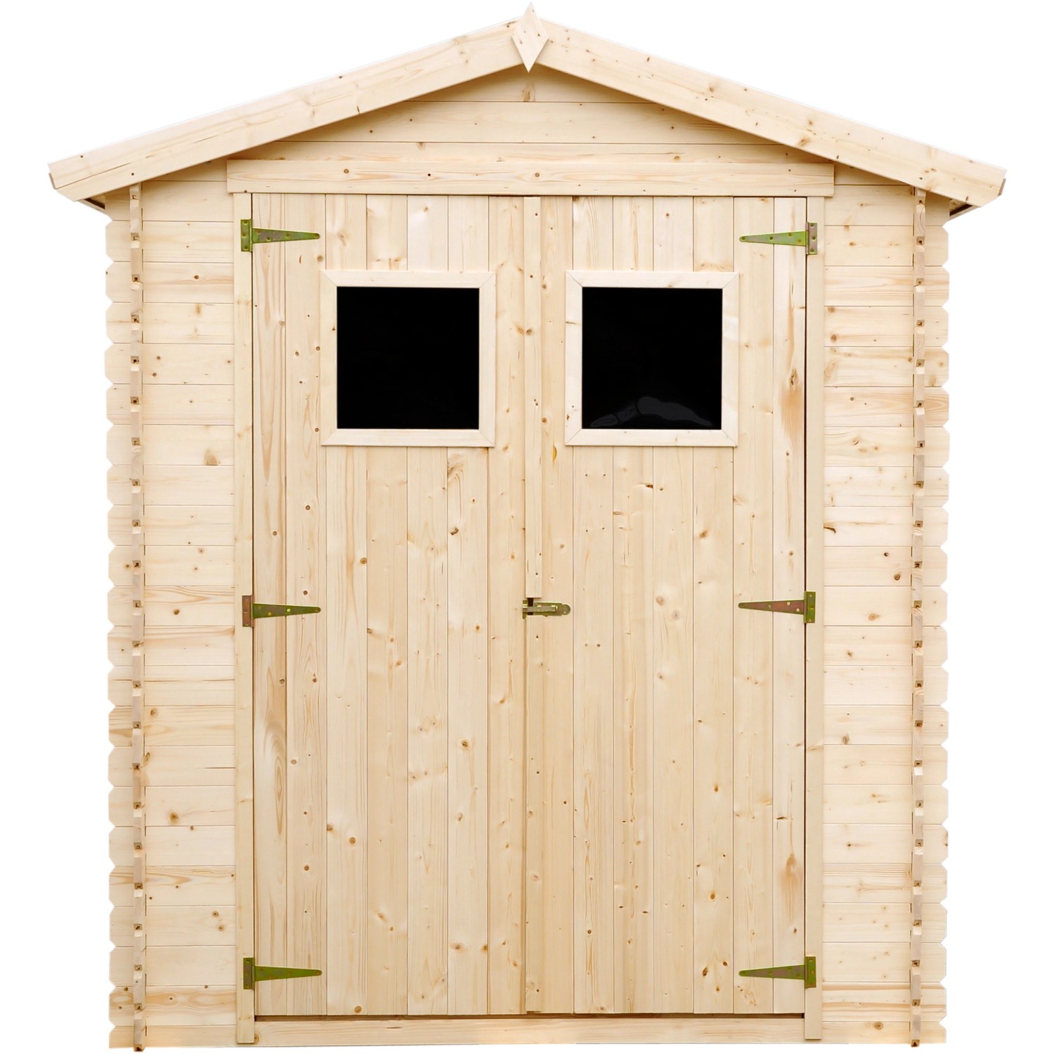 Timbela  Gartenhaus Holz M367 1,98 m² Gartenschuppen ohne Boden günstig online kaufen