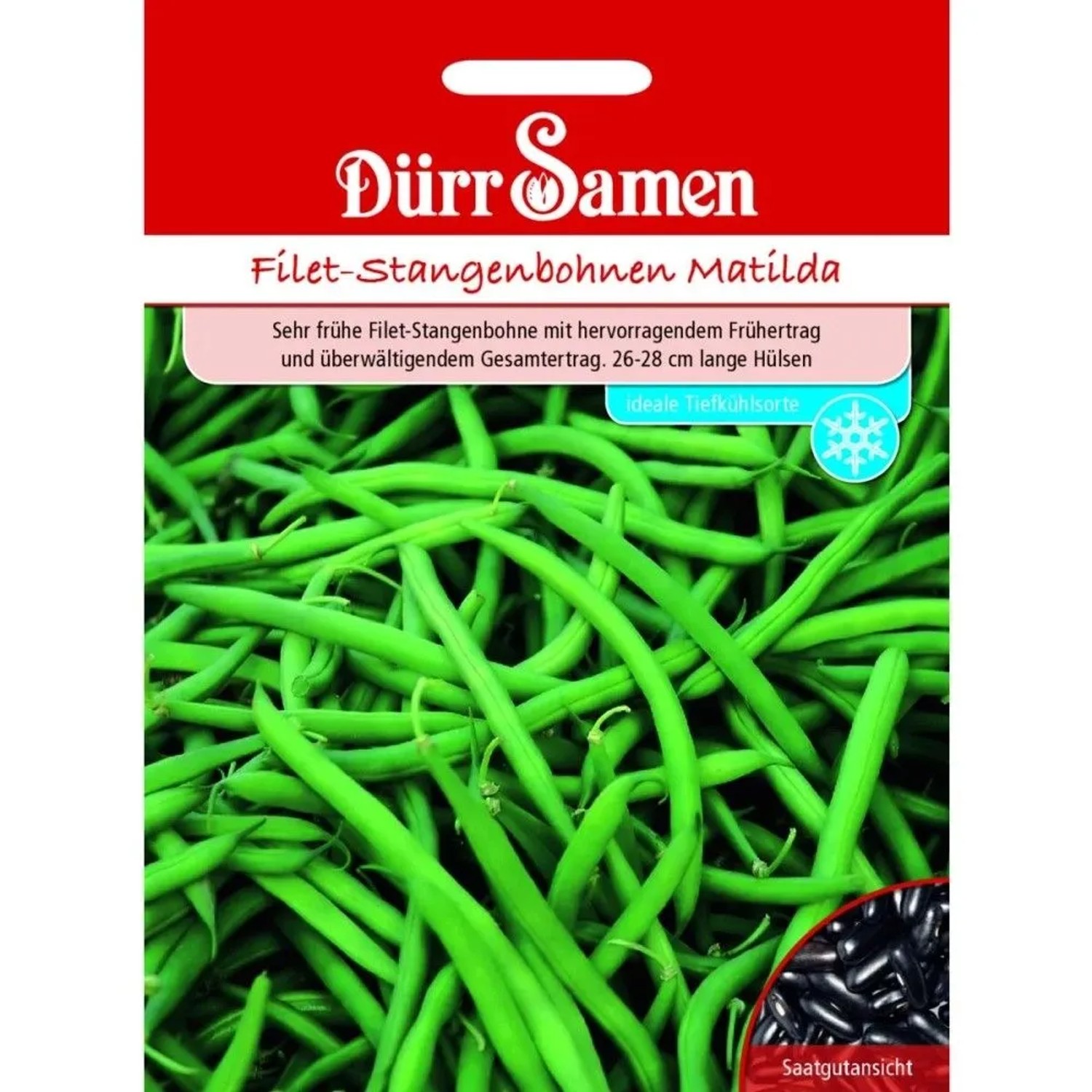 Dürr Samen Filet-Stangenbohnen Matilda Saatgut
