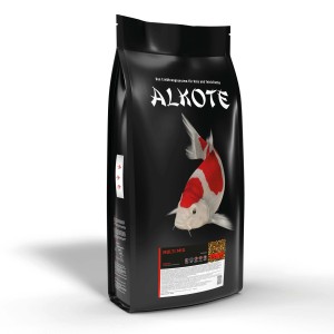 Alkote Fischfutter Multi Mix, 9kg Sack mit Sticks und Pellets für Kois.