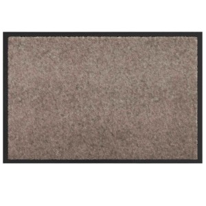 vidaXL Fußmatte Beige 60 x 40 x 1,2 cm Teddystoff 42013440
