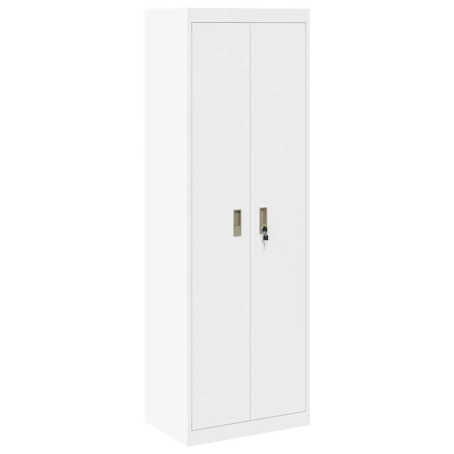 vidaXL Aufbewahrungsschrank 2 Stk Weiß 60 x 40 x 180 cm Stahl 3406201