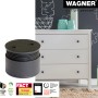 Wagner Möbelfuß Justus Lounge, 4er Set. Höhenverstellbare Möbelbeine mit QuickClick System und Duo-Gleitaufsatz.