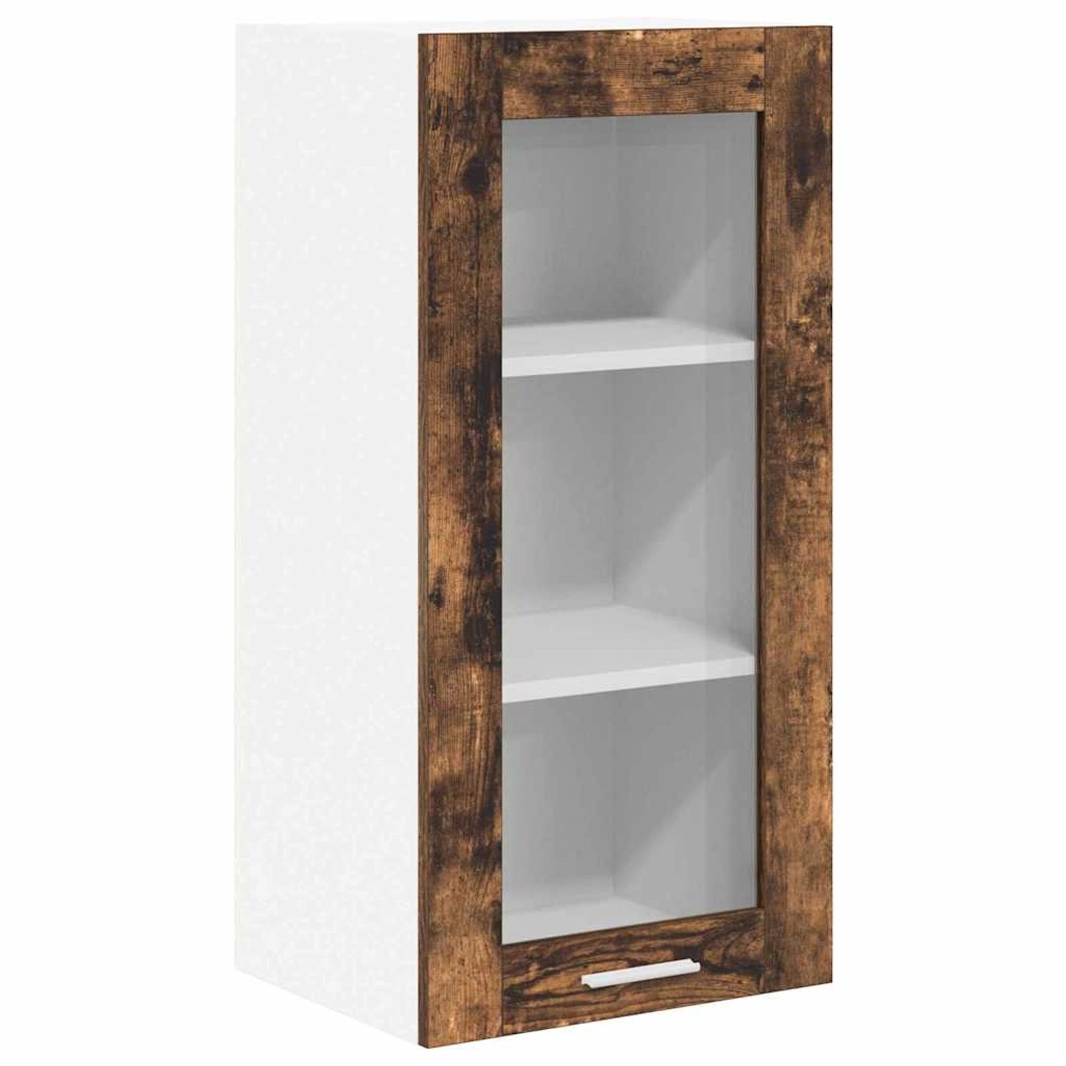 vidaXL Hängeschrank mit Tür Riga Geräucherte Eiche 40 x 31 x 80 cm 884306