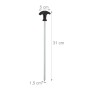 Relaxdays Schraubhering 12er Set Stahl Schwarz mit Gewinde 31 cm x 5 cm x 1,5 cm_4