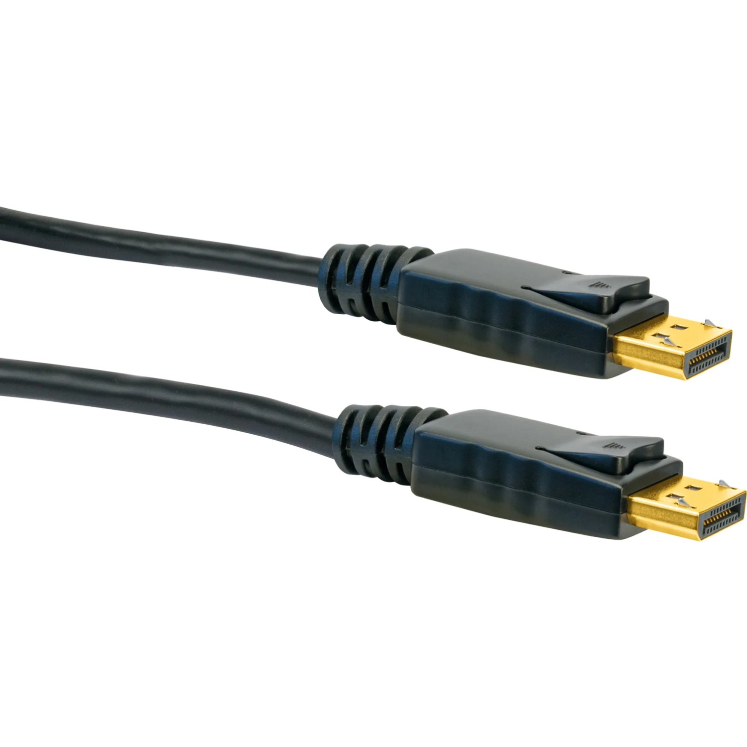 Schwaiger DisplayPort Kabel zur Verbindung von PC und Monitor, vergoldete Stecker.