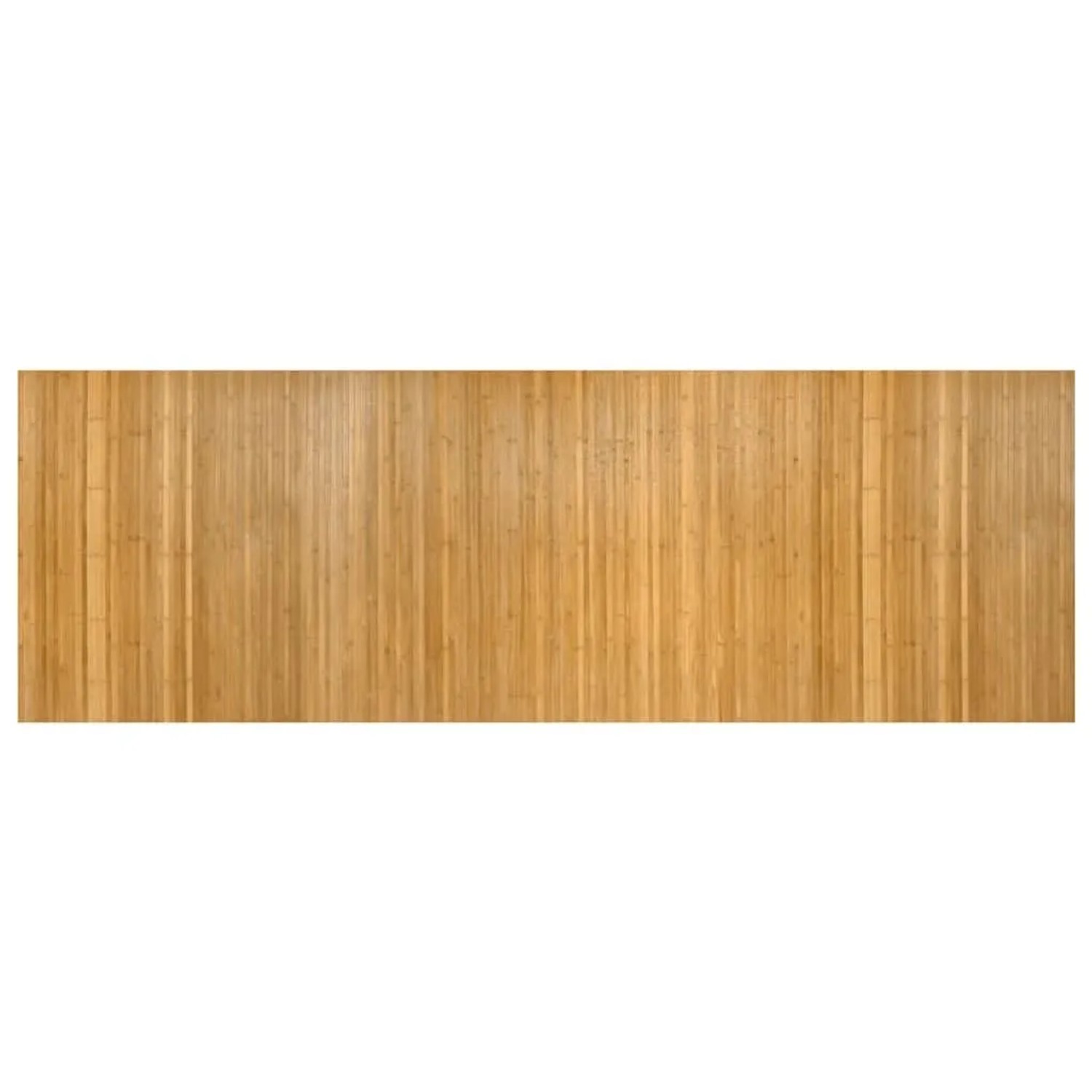 vidaXL Teppich Rechteckig Natur 100x300 cm Bambus 376811
