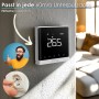 Echos Eco-4180 WLAN Wandthermostat für Fußbodenheizung, steuerbar per App, weiß.