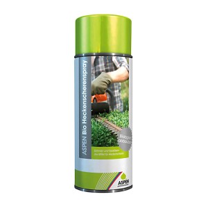 Aspen Bio Heckenscherenspray zur Pflege und Reinigung von Heckenscheren.