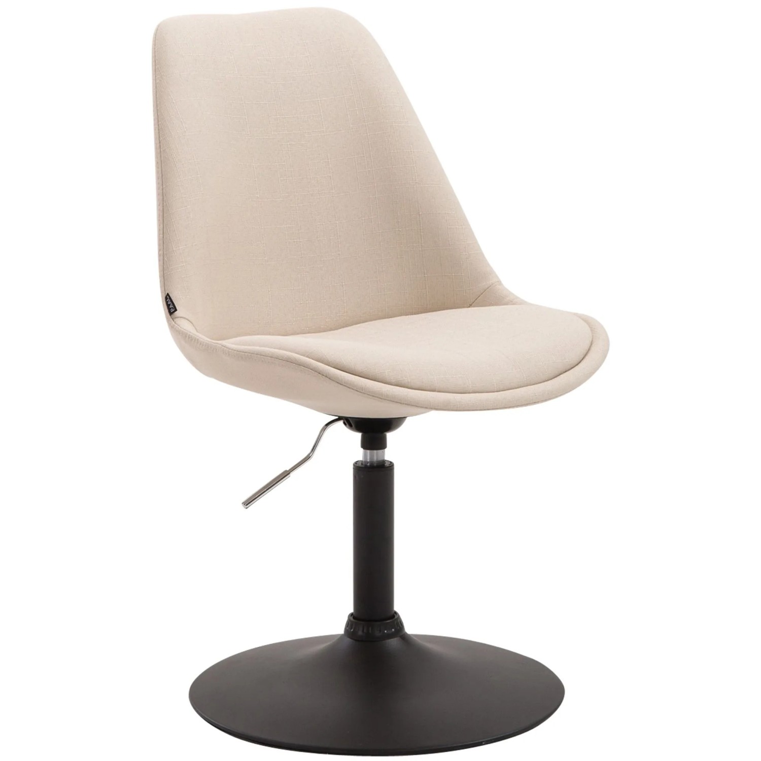 CLP Esszimmerstuhl Maverick Stoff Creme/Schwarz