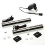 2er Set SOTECH LED Unterbauleuchten VIA mit Bewegungssensor, Zubehör und Netzteil.