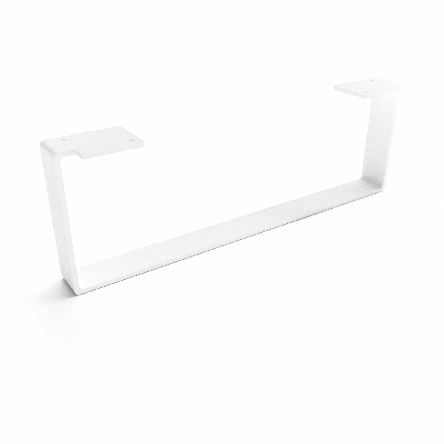 HEVVA Möbelbein LUXEMBURG 15 cm Hoch 45 cm Tief 1 Fuß Weiß