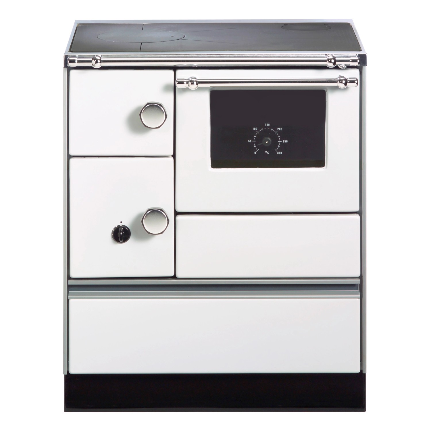 Westminster Küchenherd K76-70 Stahl Backfach Rechts Weiß 7,3 kW günstig online kaufen