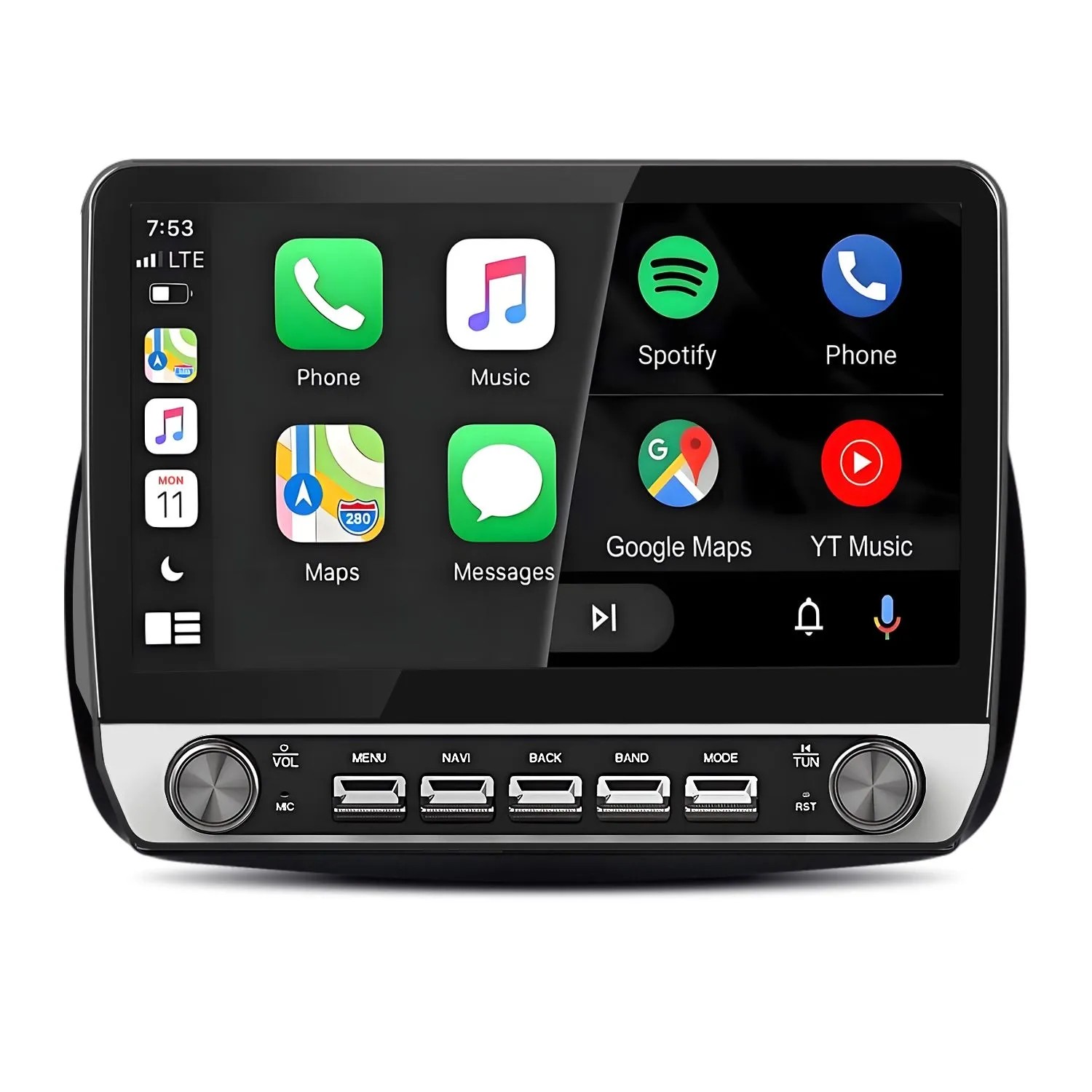 Junsun Autoradio Mit Drehknöpfen Für BENZ Smart 453 Fortwo 2014-2020
