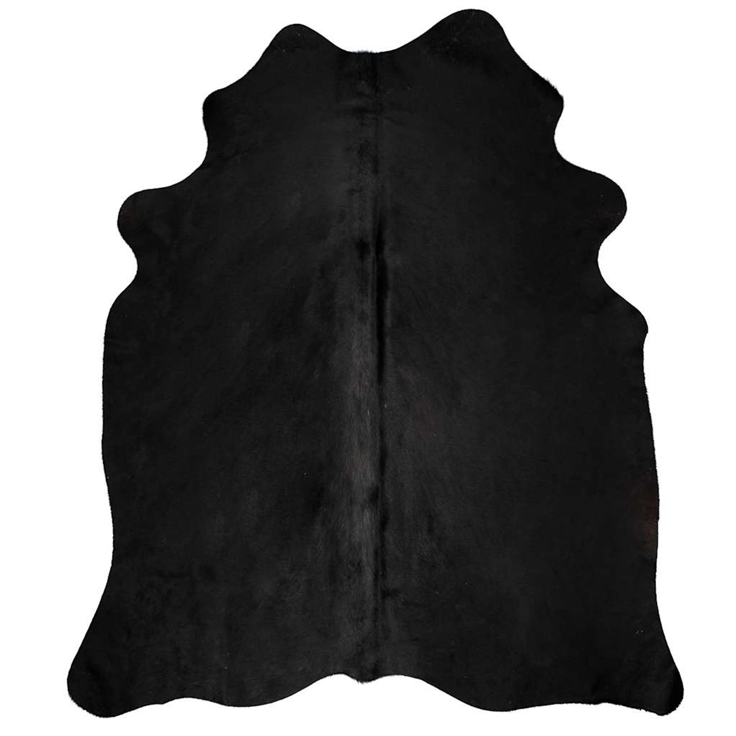 vidaXL Teppich Echtes Rindsleder Schwarz 180x220 Cm 1935436 günstig online kaufen