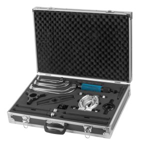 STAHLWERK Hydraulischer Lagerabzieher 10T im Koffer für Lack- & Karosseriereparatur.