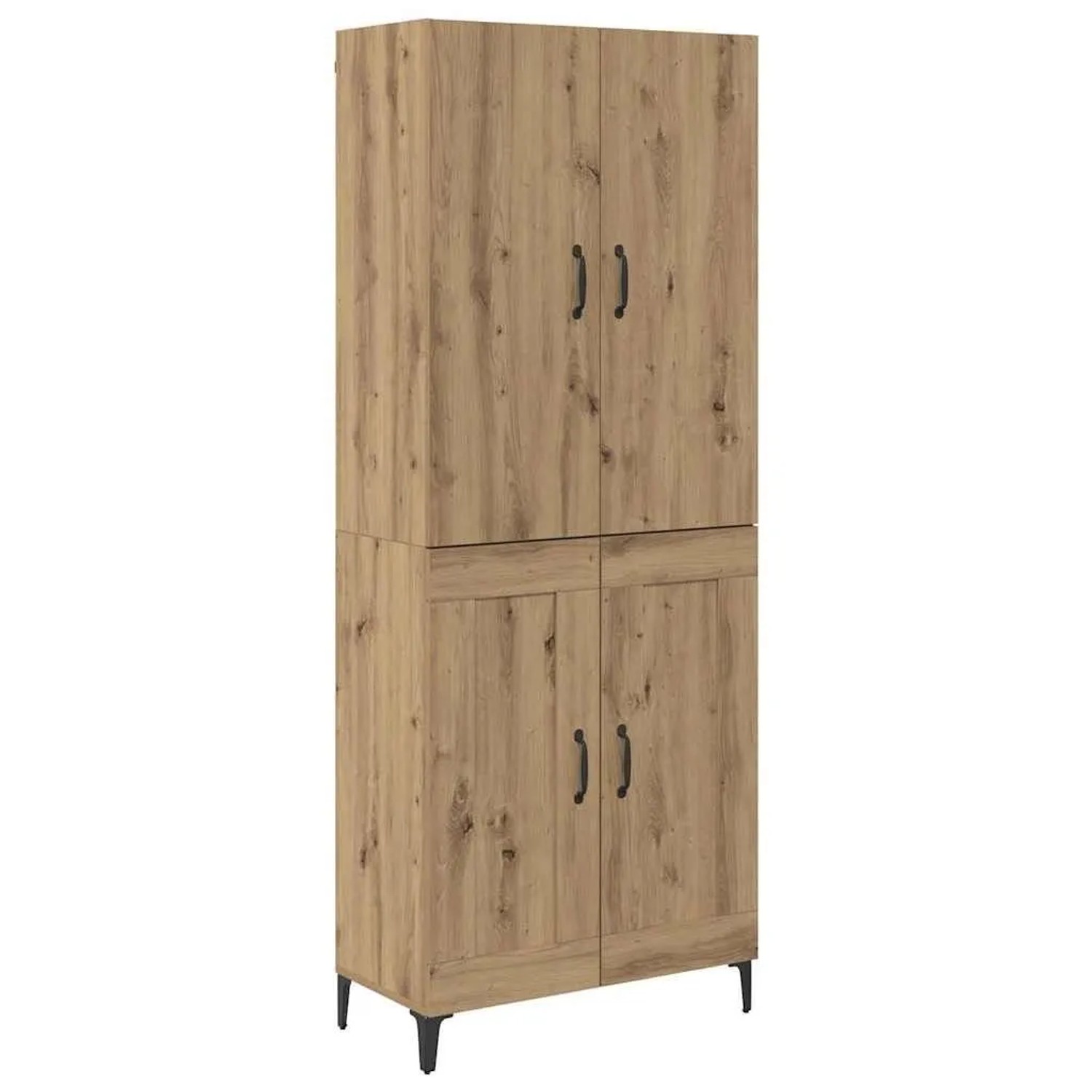 vidaXL Highboard Artisan-Eiche 69,5 x 34 x 180 cm Holzwerkstoff 3403587 günstig online kaufen