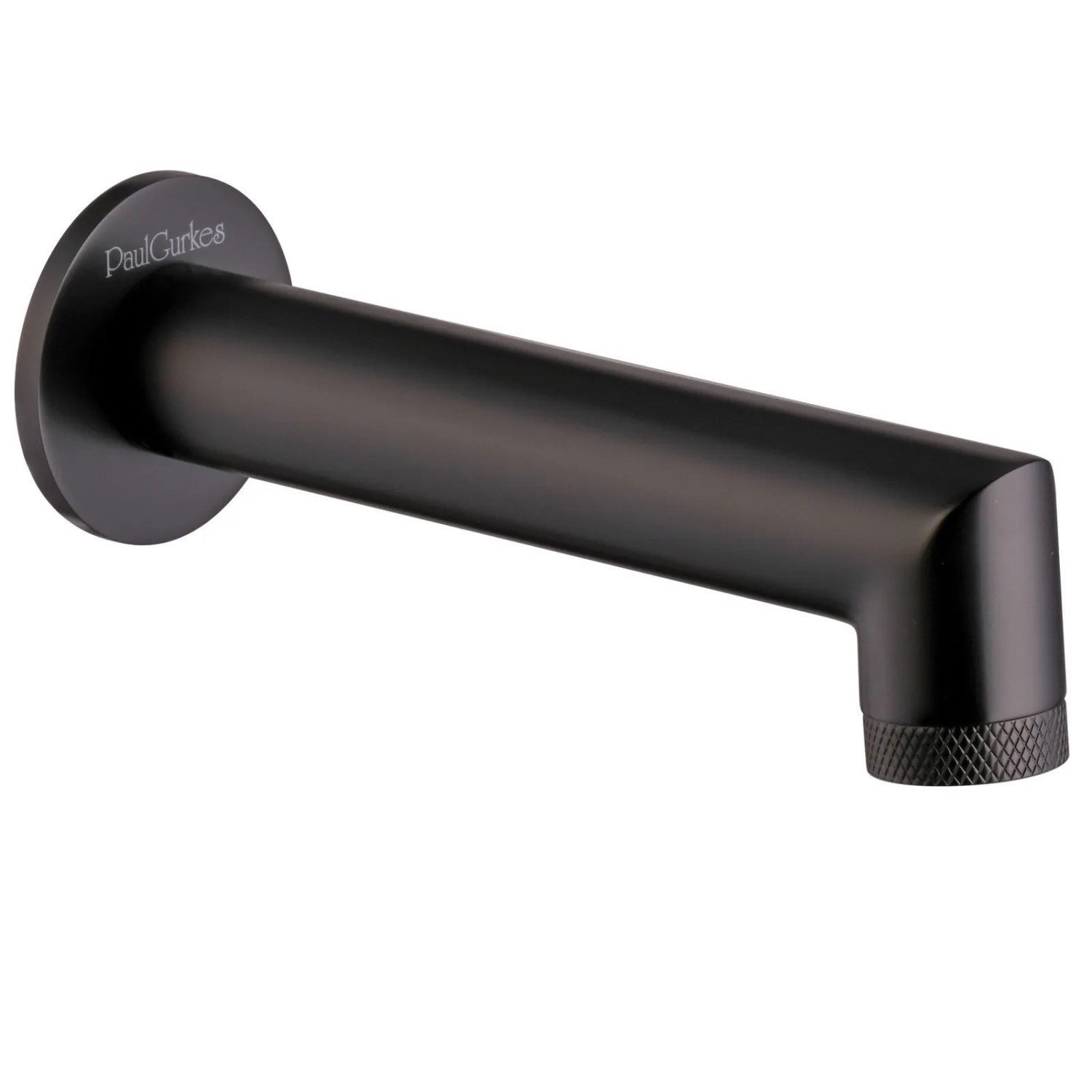 PaulGurkes Wanneneinlauf Matt-Schwarz Wanneneinlass Serie NOX