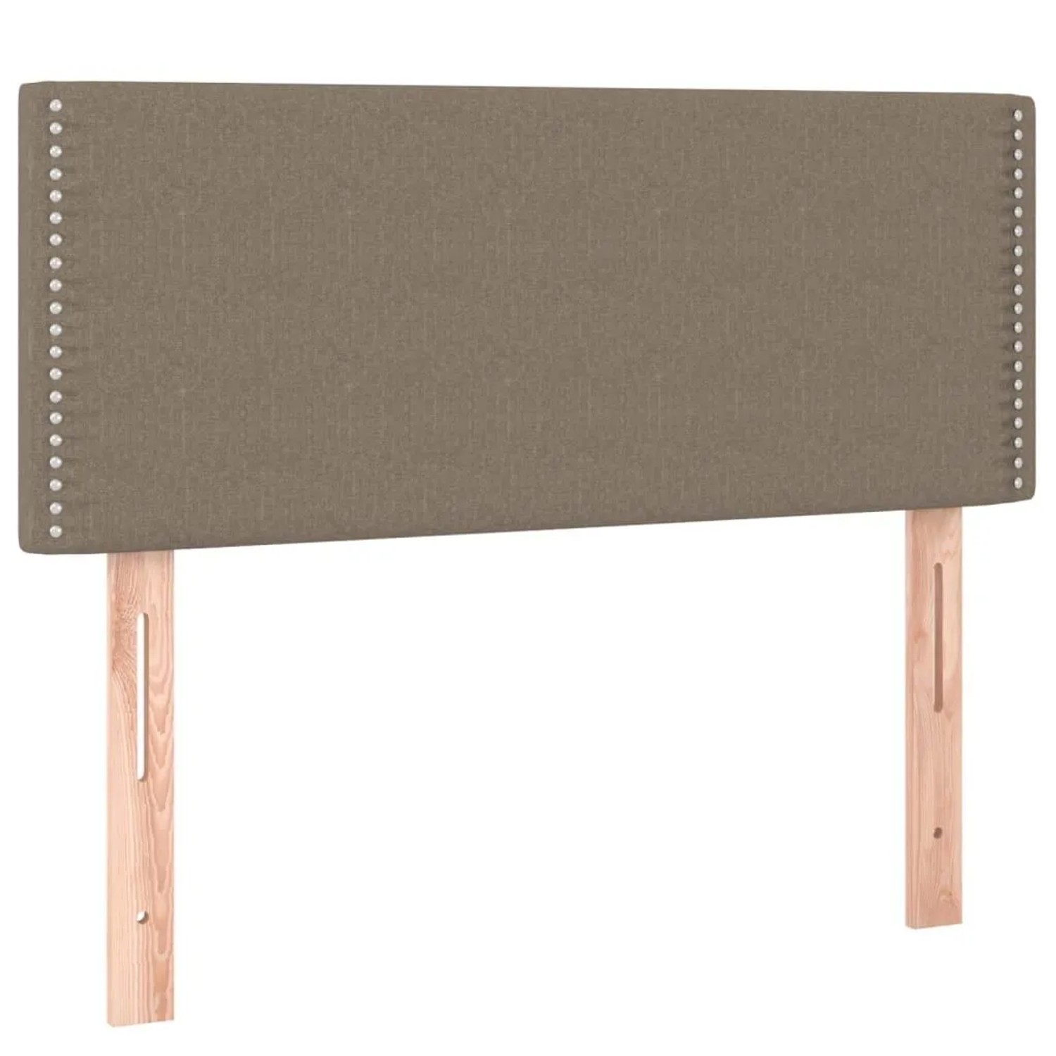 vidaXL Kopfteil Taupe 90x5x78/88 cm Stoff 345888