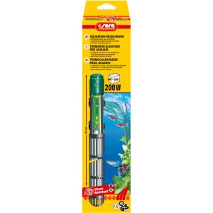 Sera Aquarium-Regelheizer 200W im Karton, schockresistentes Quarzglas.