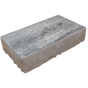 EHL Pflasterstein Veria, grau-anthrazit nuanciert, 20x30x6 cm. Betonstein für Gartenwege und Einfahrten.