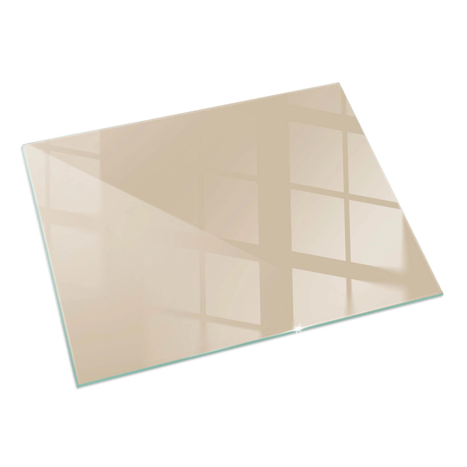 Tulup Glasplatte für Kamin Gelb Bodenplatte Glas für Ofen Rechteck 60x40 cm günstig online kaufen