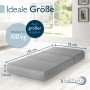 Beautissu VS95 Visco Klappmatratze 195x75x14cm Grau_4