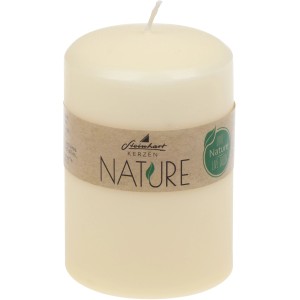Steinhart Stumpenkerze Classic Nature, 100x67 mm, Creme. Dekorative Kerze für Innen & Außen.